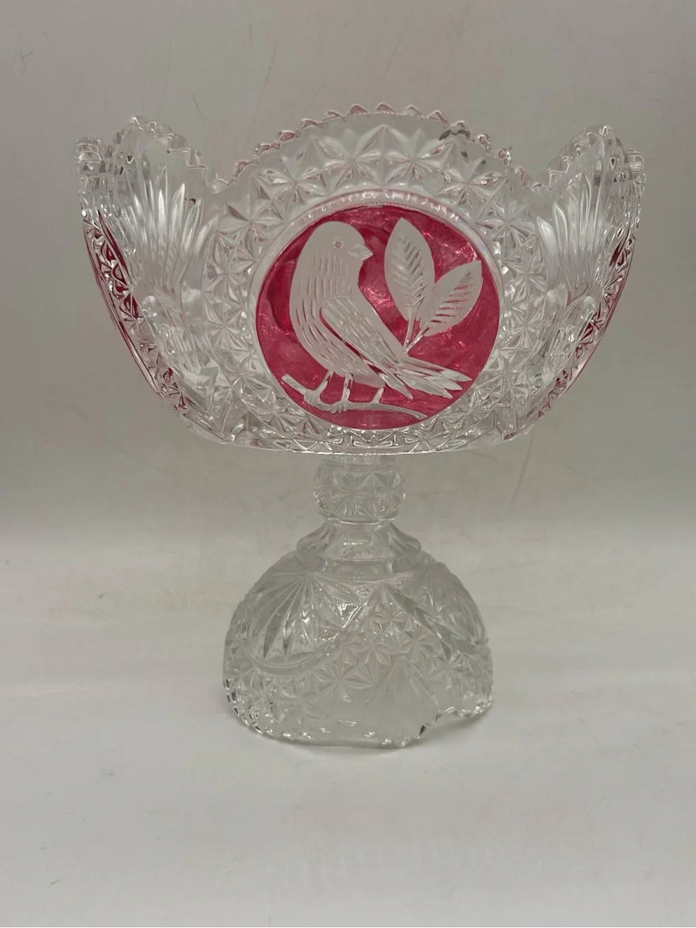 HOFBAUER Byrdes Collection, The Ruby Round Compote